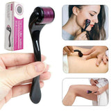 3 In 1 Combo Deal 1 Derma Roller (0.5mm) , Silicone Scalp Massage Brush , Oil Bottle