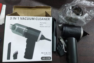 3 In 1 Portable Vacuum Cleaner Wireless Hand-held Cleaning For Car Home (PC As-228)