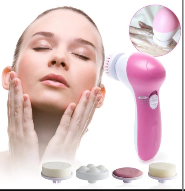 5 In 1 Facial Electric Cleanser And Massager,Electric Machine Beauty , Beauty Care Brush For Removing Blackhead , Beauty Tool Device