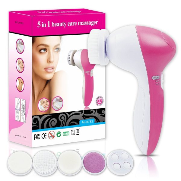 5 In 1 Facial Electric Cleanser And Massager,Electric Machine Beauty , Beauty Care Brush For Removing Blackhead , Beauty Tool Device