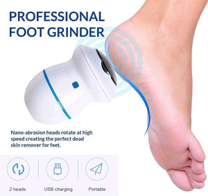 Electric Foot Callus Remover With Built-in Vacuum With Two Modes And Rechargeable